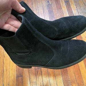 Black Suede Chelsea Boots (waterproof)